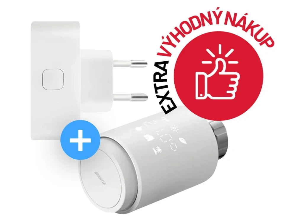 ANTIK Smart Pack 1x termostatická hlavica 1x gateway