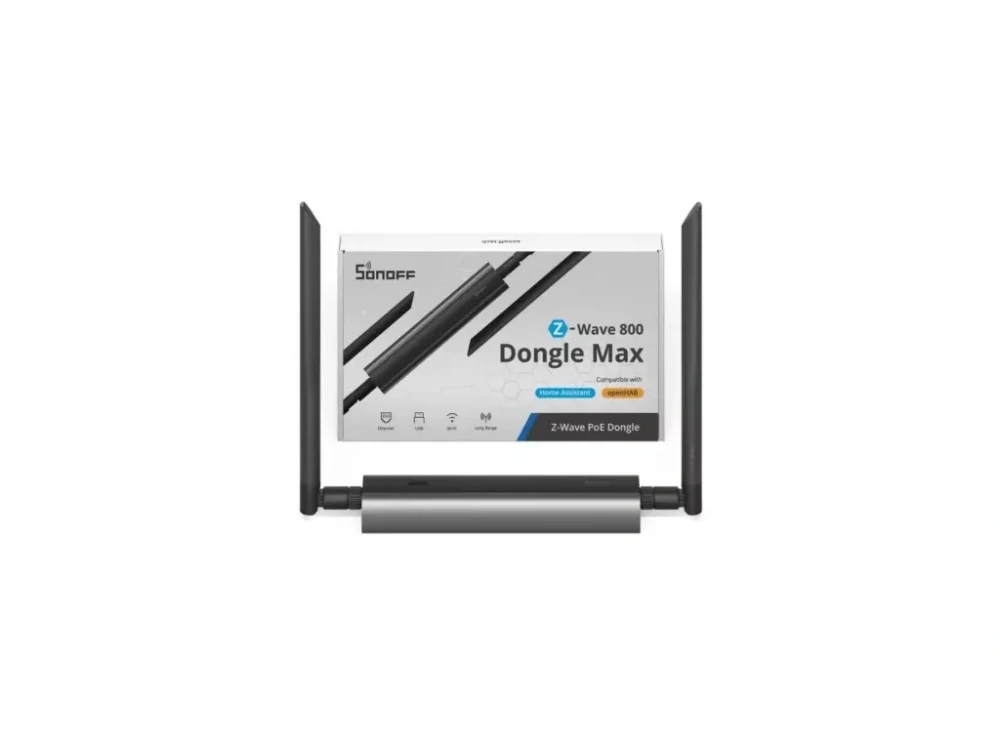 Sonoff Dongle Max MZG23 – Z-Wave 800 adaptér s PoE, Wi-Fi a USB