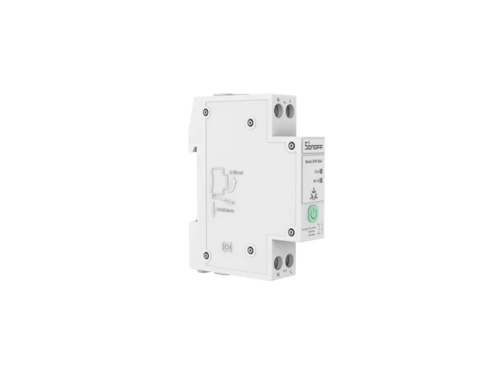 Sonoff Basic DIN Rail BASIC-1GSP – Matter Wi-Fi relé 32A