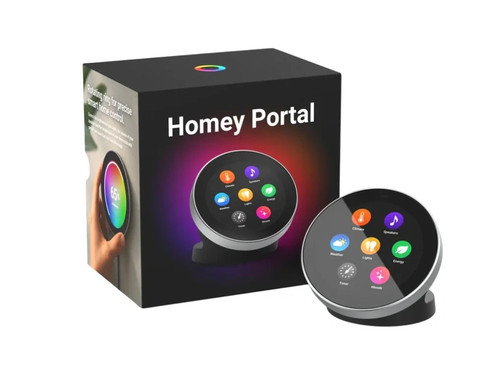 Homey Portal - dotykový displej pre Homey