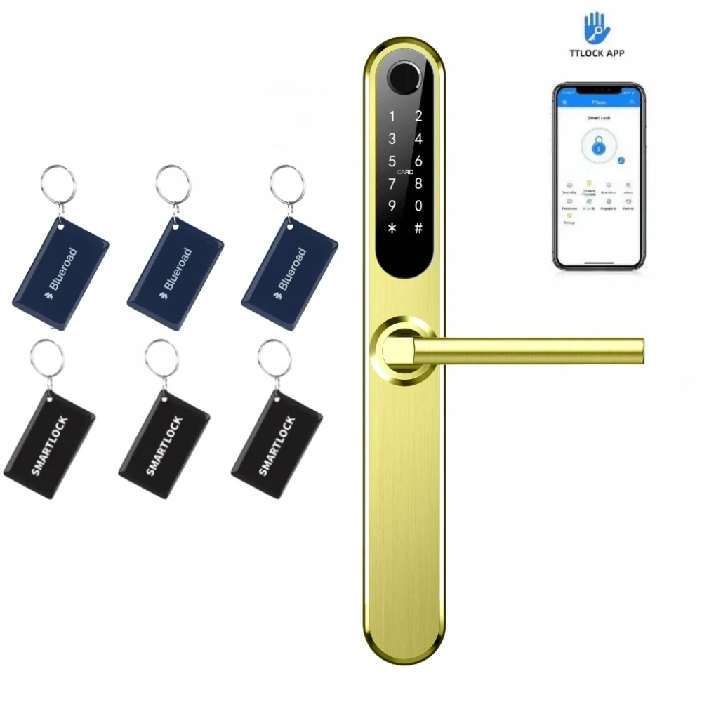 Inteligentná kľučka TTLock H1 zlatá
