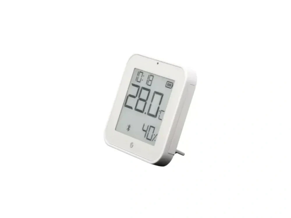 Shelly BLU H&T Display ZB biely - senzor teploty a vlhkosti