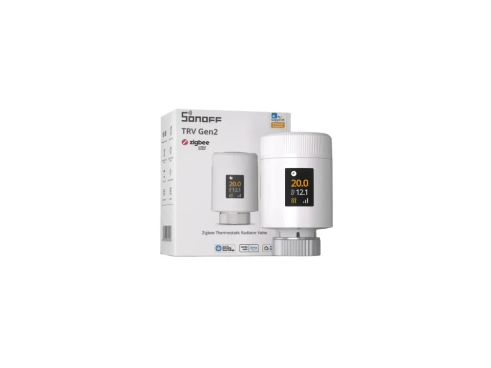 Sonoff TRV-ZBT Gen2 Zigbee termostatická radiátorová hlavica