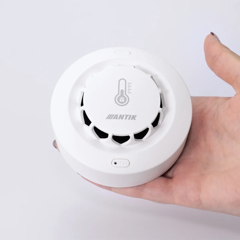 ANTIK Smart WiFi dymový senzor s monitorom teploty a vlhkosti